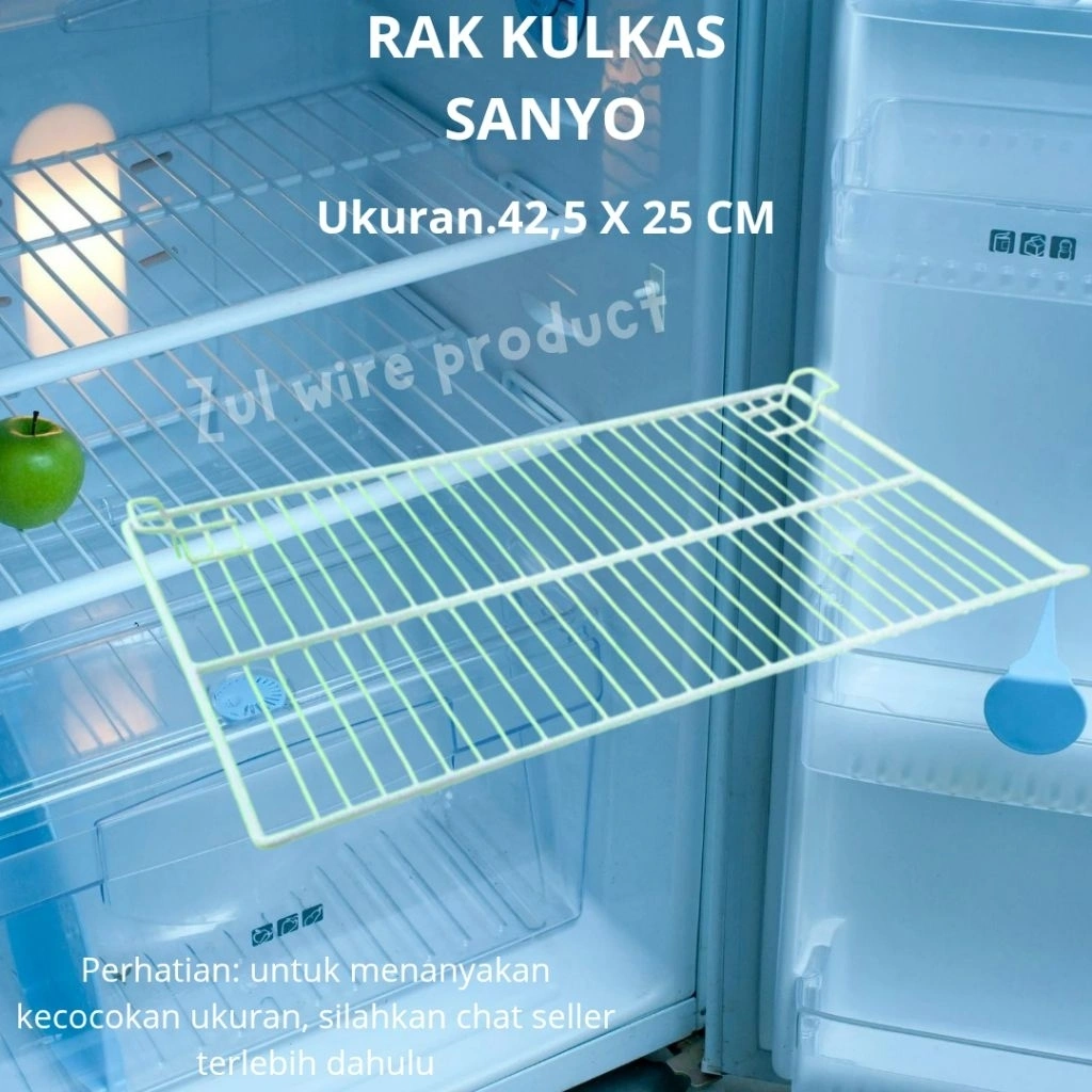 RAK KULKAS ukuran 42,5X25 CM cocok untuk new SANYO