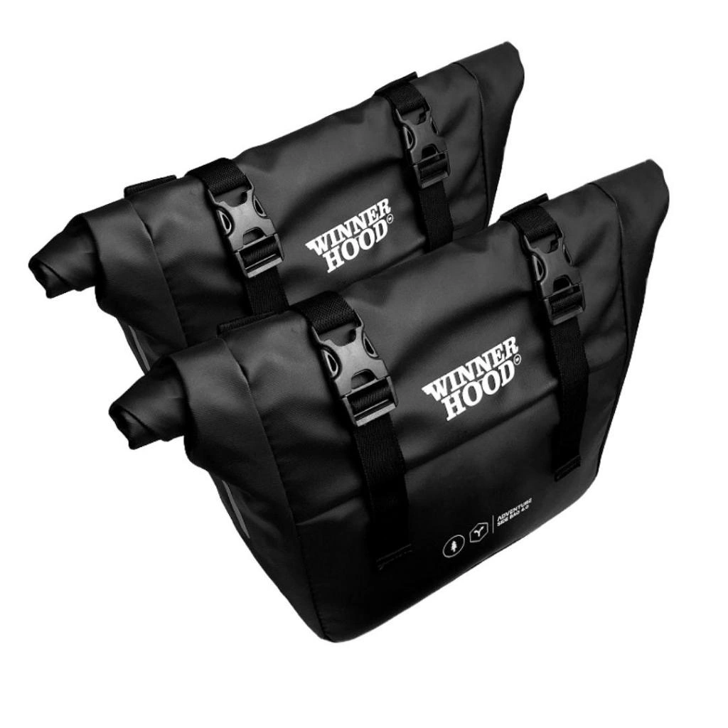 WINNER HOOD - 1 SET Sidebag Touring Retro / Vintage ( ± 10L ) Tas Samping Motor Honda WIN 100