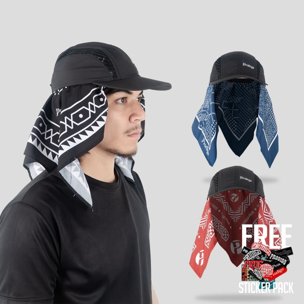 Prodigo * Topi Trail Running Sali I Topi Slayer Outdoor I Topi Sunshield Pria I Hat Style Jepang I Topi Multifungsi Unisex