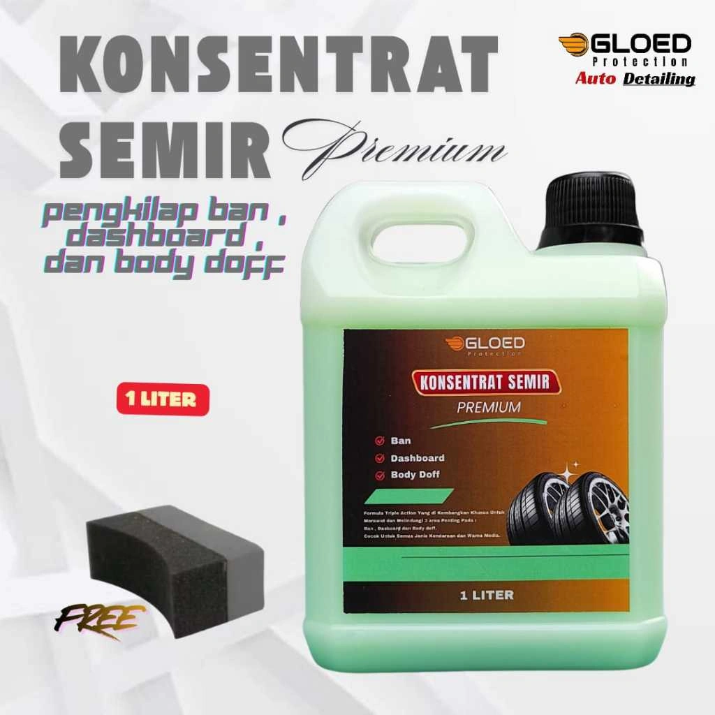 Kosentrat Semir Premium 1Liter Semir Ban Tahan lama Anti Debu Semir Jok Semir Dashboard & Body Doff