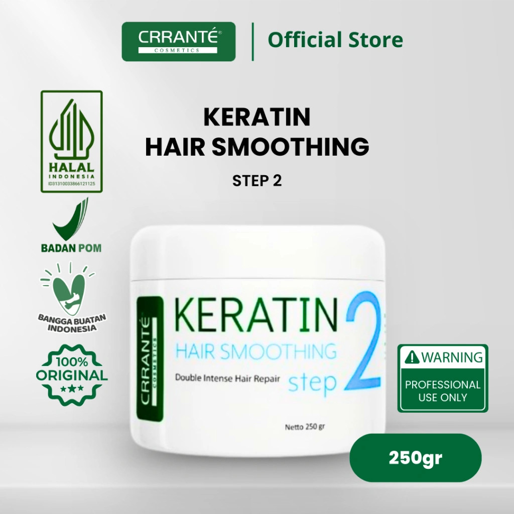 Crrante Keratin Hair Smoothing Step 2 - 250 gr - Double Intense Hair Repair