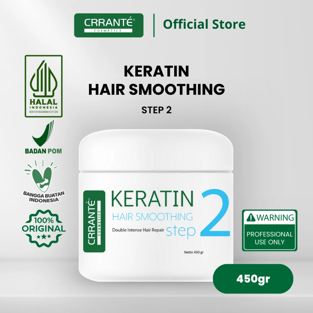 Crrante Keratin Hair Smoothing Step 2 450 gr - Double Intense Hair Repair