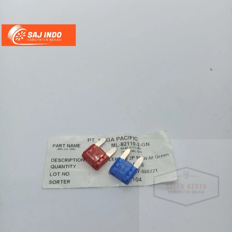 SAJindo SIKRING FUSE ORIGINAL PACIPIC 10A 15 A UNIVERSL MOTOR MOBIL