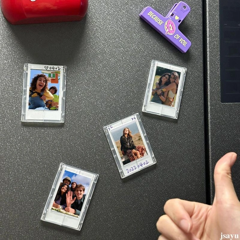 Bingkai Foto Kombinasi Kreatif Bingkai Foto Magnetik Polaroid 3 inci Bingkai Foto Lucu DIY