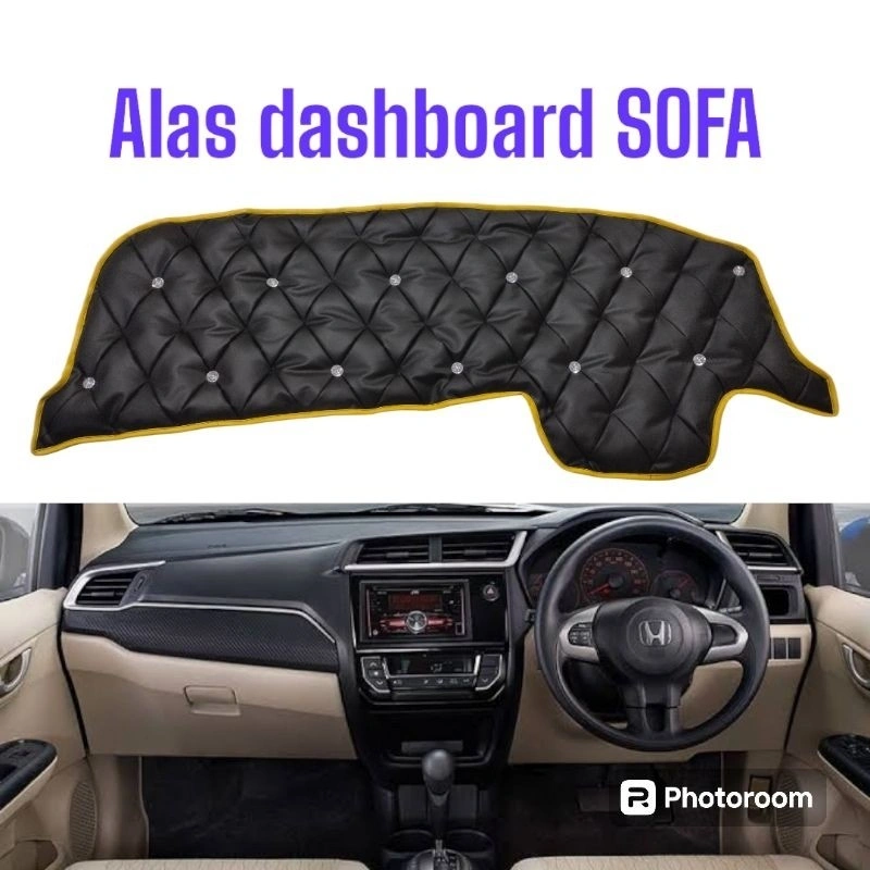 Alas/pelindung Dashboard all new Honda Brio model SOFA.