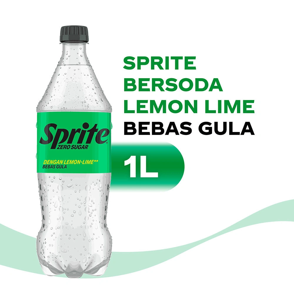 SPRITE SOFT DRINK ZERO SUGAR LEMON LIME 1LT