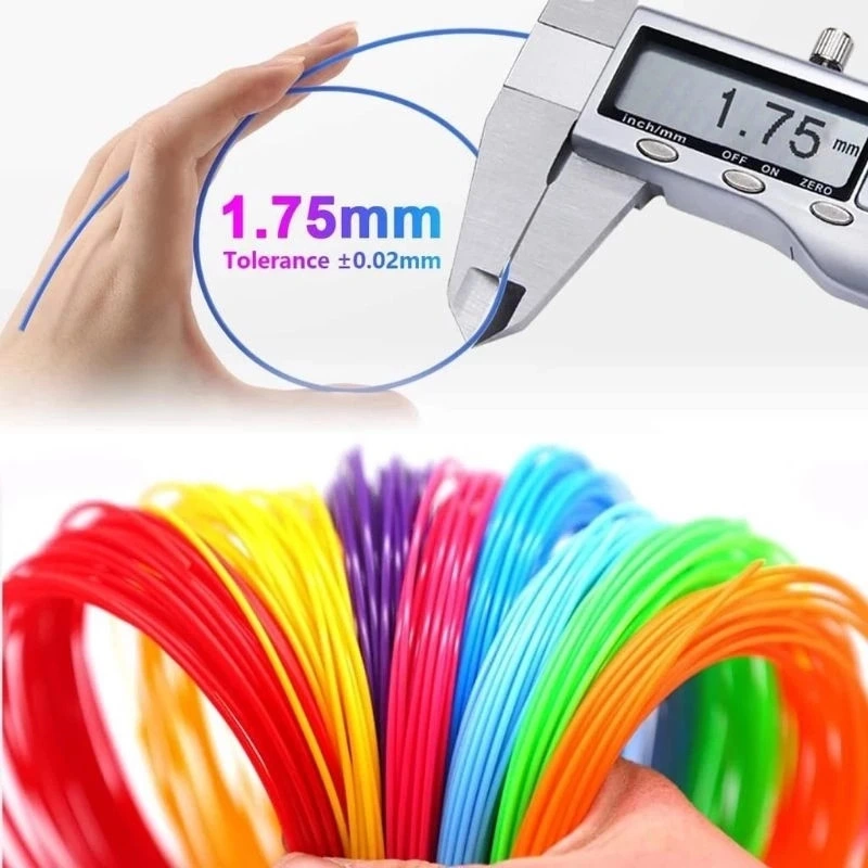 Tinta Isi Ulang Print 3D Pen Filament Pla Mudah Digunakan Hasil Halus 
