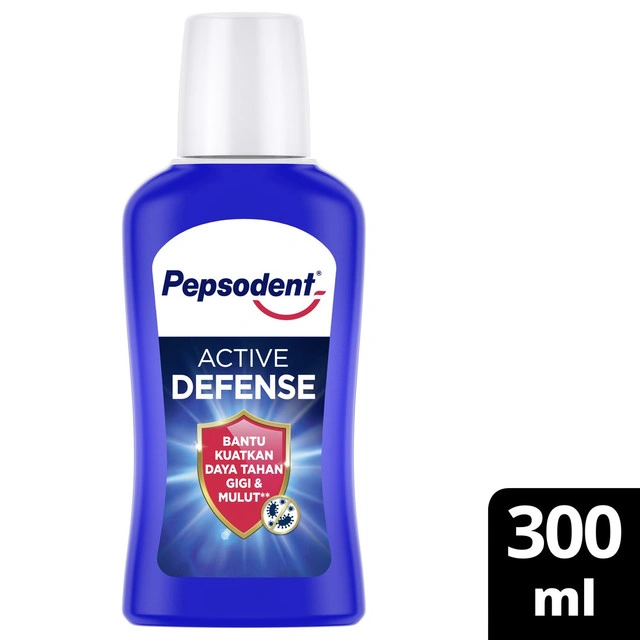 PEPSODENT MOUTHWASH ACTIVE DEFENSE 300ML