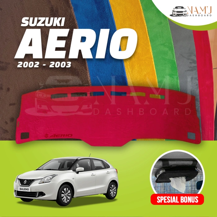 ALAS BULU DASHBOARD MOBIL AERIO - COVER KARPET PELINDUNG DASBOR SUZUKI 2002 2003
