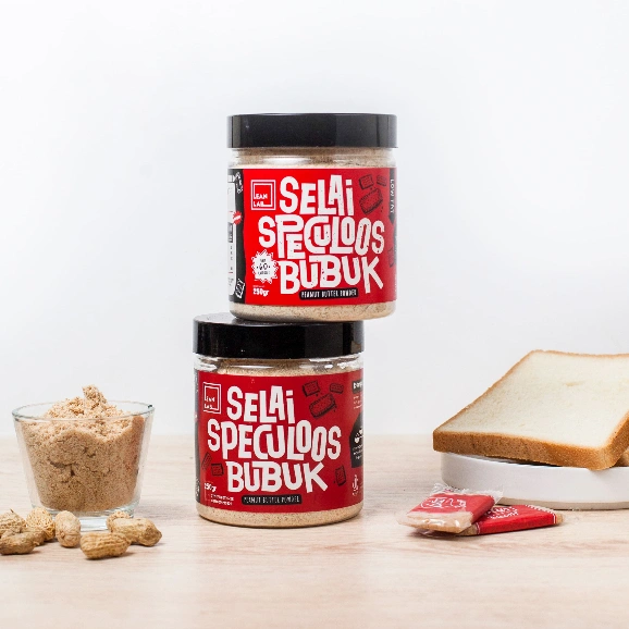 Lean Lab Selai Speculoos Starter Pack (250gr x2) Selai Biscoff Rendah Kalori (Vegan, Low Calorie)