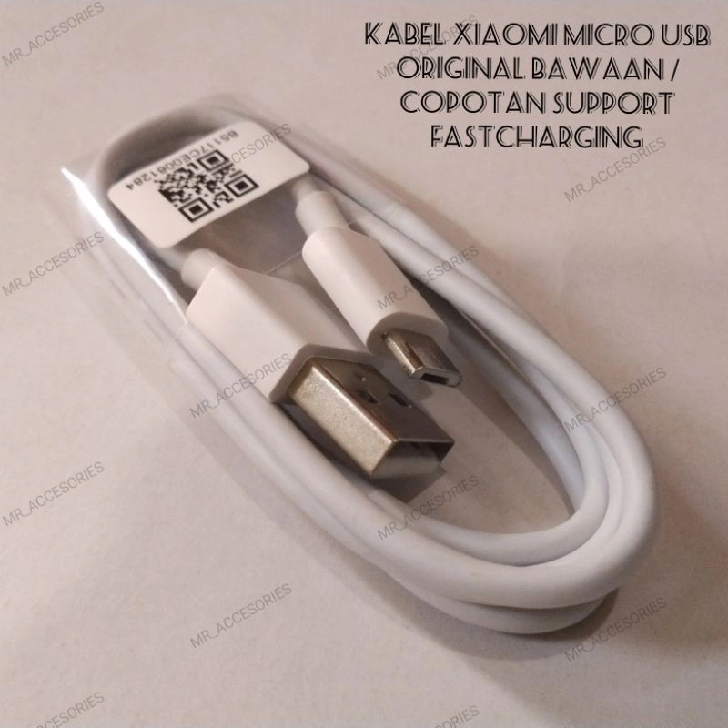 Kabel Data XIAOMI Original 100% Micro Usb Bawaan Hp Fast Charging Adafter Charger REDMI 6A 6Pro 7A 9A 9C 10A Note 5 5A 5 PLUS 3 3S 4X 4A