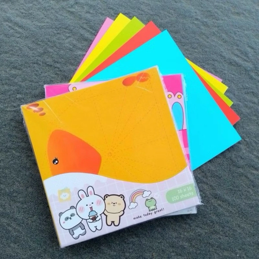 Kertas Lipat Origami Kiky [16×16] Besar ( Pack) [ Original ] / Kertas Origami