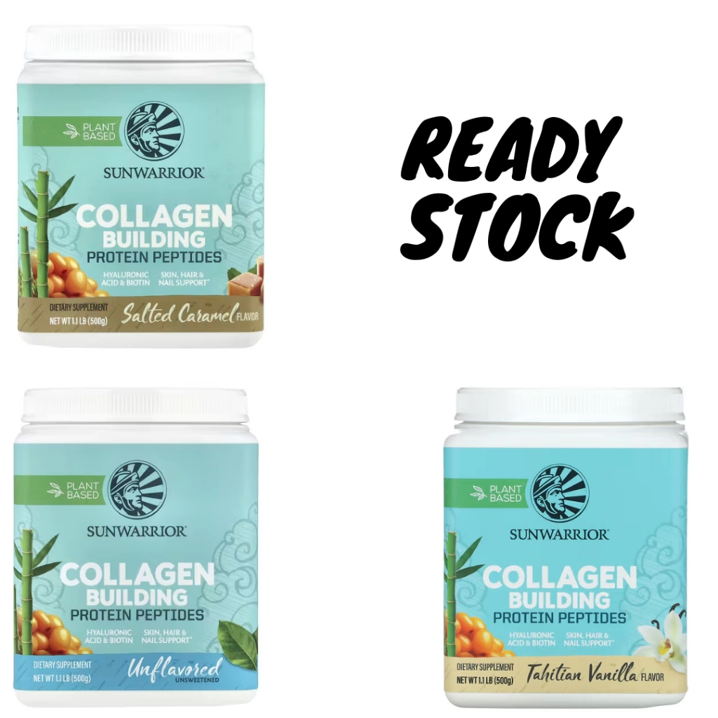 Sunwarrior Plant Based Collagen Building Protein Peptides Vegan Keto Friendly 500 g