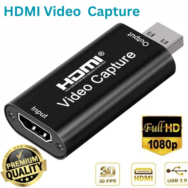 HDMI Video Capture Capture Card HDMI Video and Audio Recorder Device Real Time Broadcast1080P