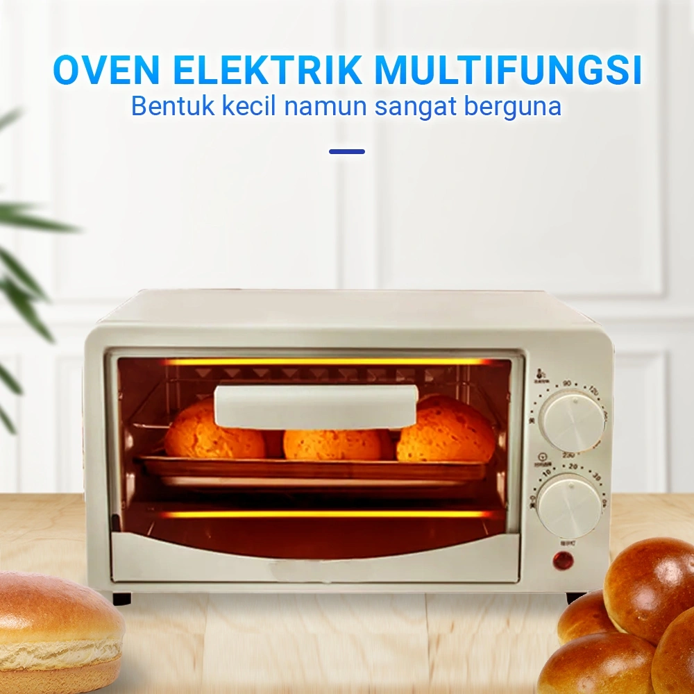 Ready Oven Mini Listrik Finito Reject Ringan 12Liter Free Loyang dan Trai