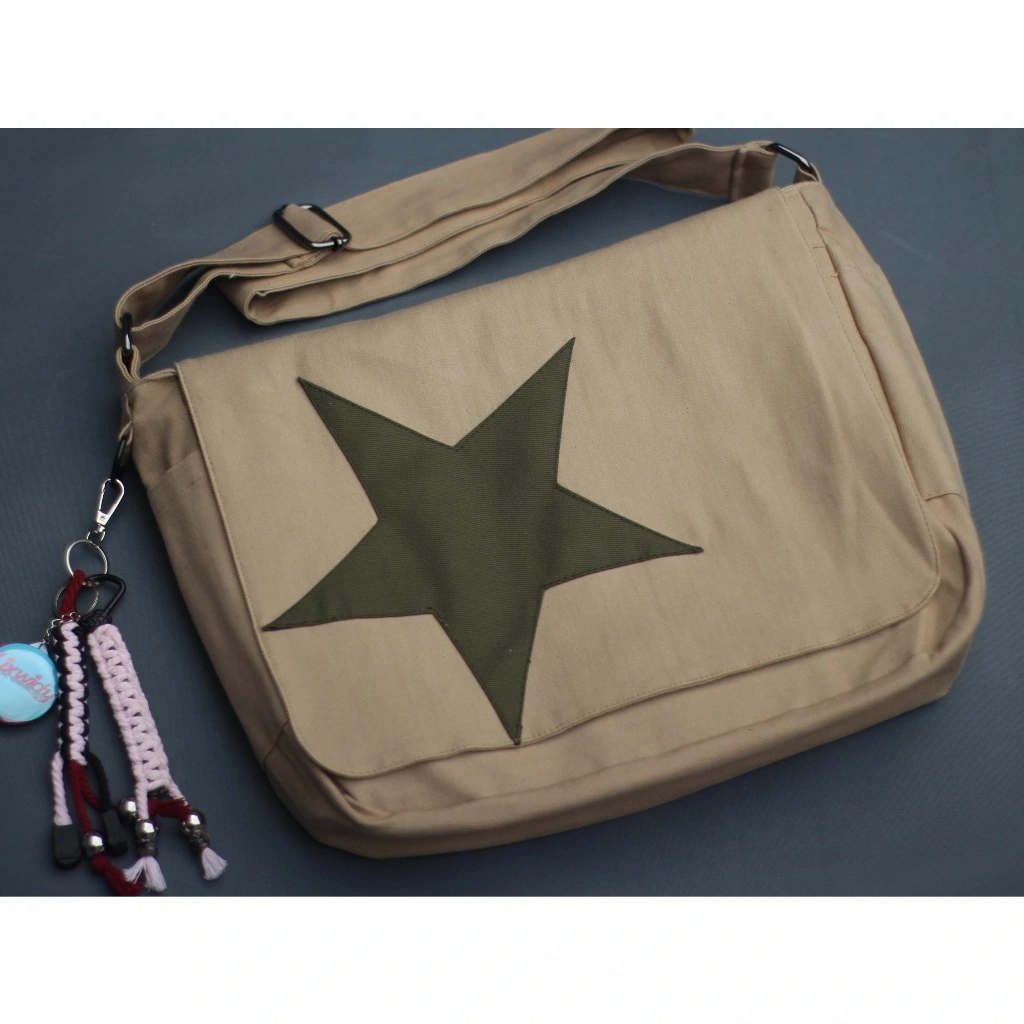 MB STAR MESSENGER BAG | aesthetic messenger bag | fairycore bag polos kanvas slingbag