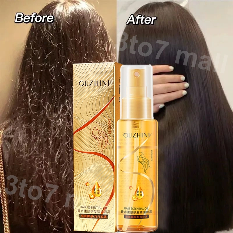 Hair Serum keratin hair spray anti frizz spray serum rambut serum rambut kering dan mengembang pelembut rambut