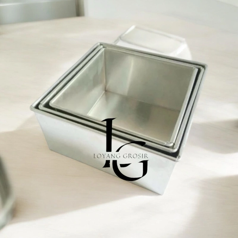 Loyang kotak tinggi 10 cm bahan almunium