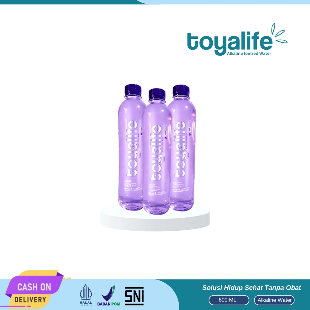 Toyalife Air Minum Kesehatan Alkali Alakline pH 9