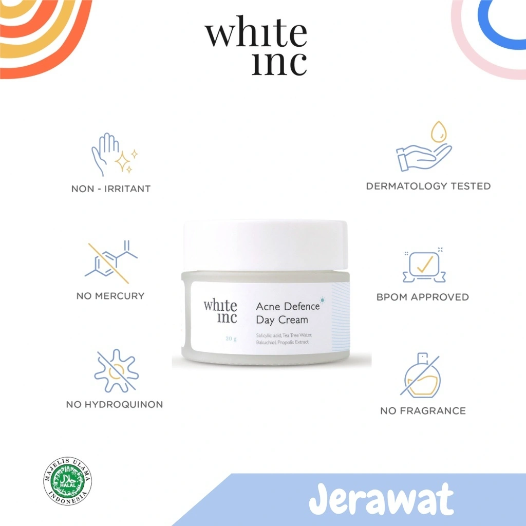 White Inc Acne Defence Day Cream Ukuran 20 gr