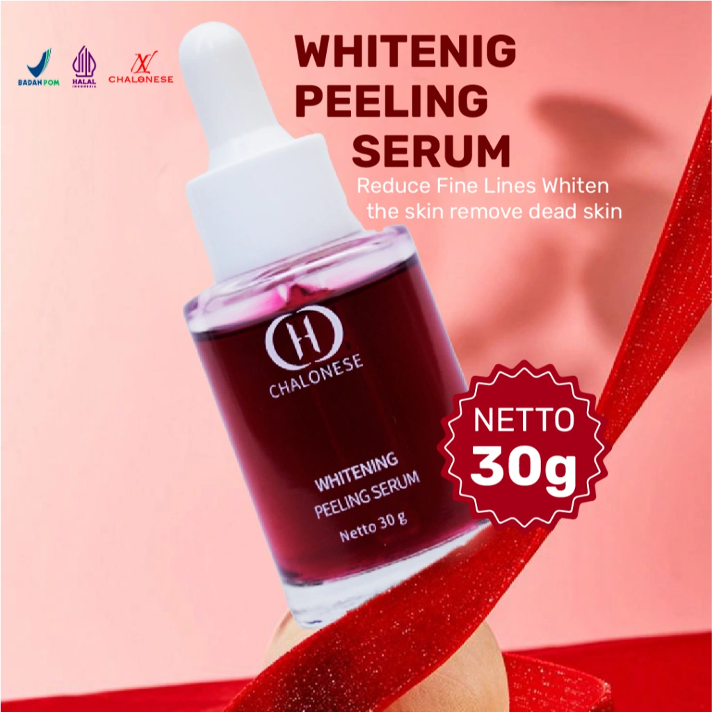 [CHALONESE] WHITENING PEELING SERUM 30Gr Membantu Mengeksfoliasi Sel Kulit Mati Anti Aging BPOM salicylic acid