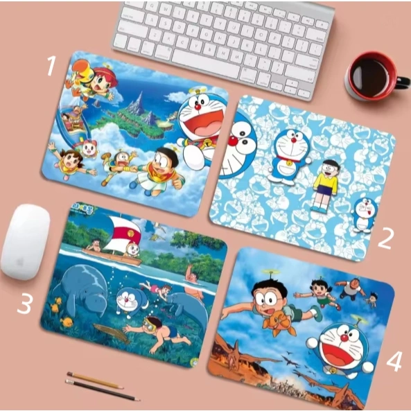 Mouse pad Doraemon Premium Anti-Slip Rubber Mousepad