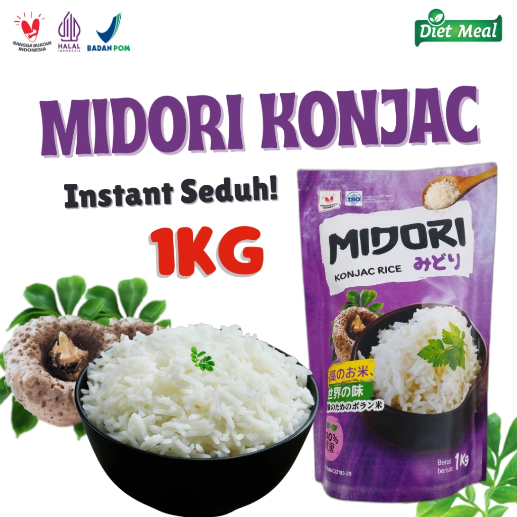 Midori Beras Porang Instan Seduh Kemasan 1KG