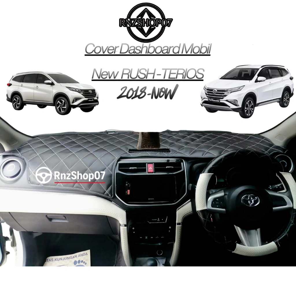 alas dashboard mobil rush terbaru terios tahun 2018-2025 GR karpet dashboard cover dashboard