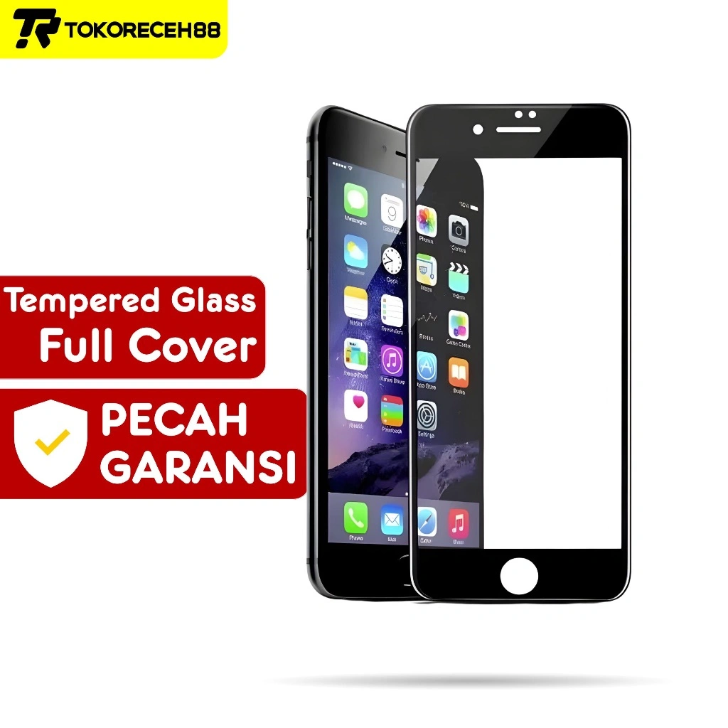 Tempered glass FULL Iphone 6 6S 6 PLUS 6S PLUS 7 8 7 PLUS 8 PLUS SE 2020 Screenguard antigores kaca full lem 5D 5 Dimensi Temperglass