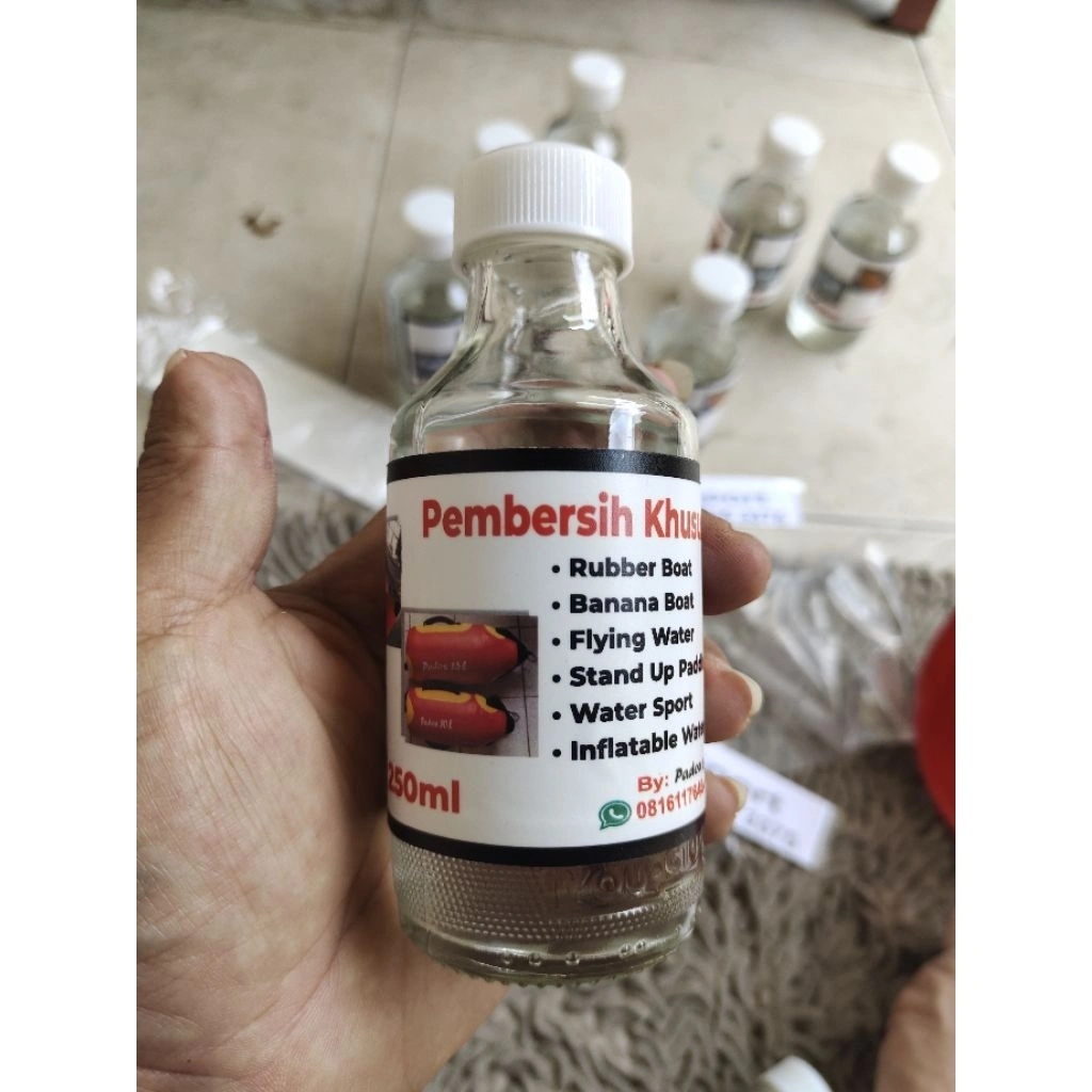 padox pembersih lem rubber boat 100ml remover glue PVC pembersih bekas lem perahu karet sup kayak INFLATABLE water Sport