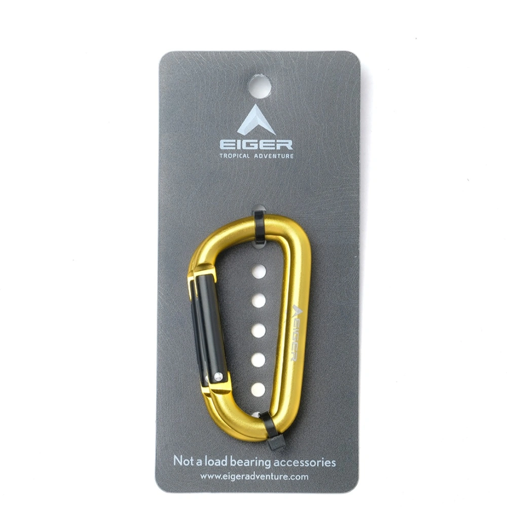 EIGER 6 MM D CARABINER 2 PCS KEYCHAIN