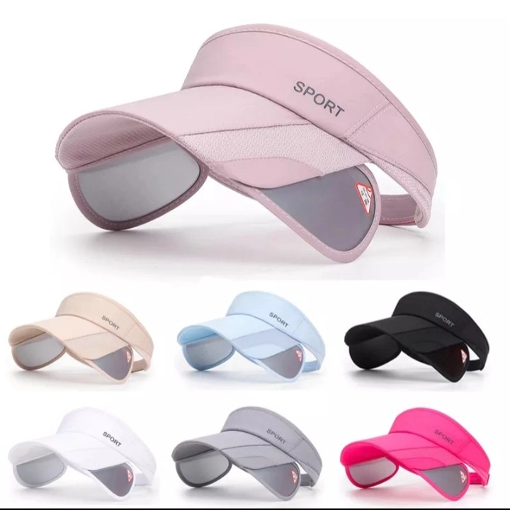 TOPI GOLF ANTI UV DOUBLE SLIDE VISOR UNISEX IMPORT