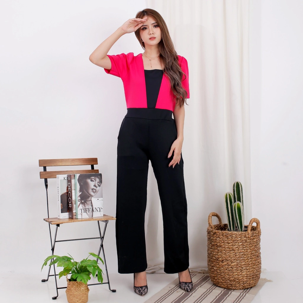 Jumpsuit Wanita Terbaru / Bahan Scuba Tebal / Jumpsuit Gisela / Bisa COD