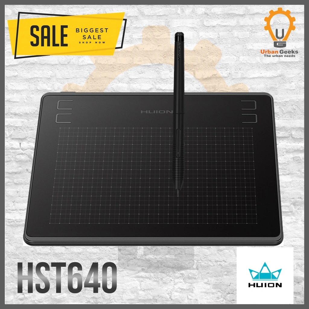 Huion HS64 / HST640 Graphic Drawing Pen Tablet Android PC alt H420P H640P