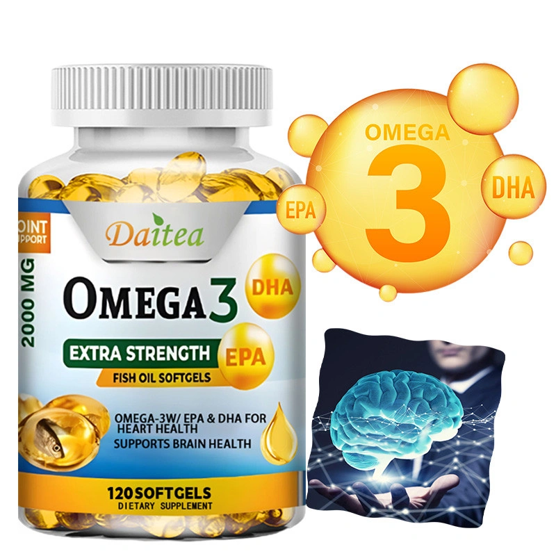 Suplemen Minyak Ikan Daitea Omega 3 - Membantu Meningkatkan Daya Ingat, Mendukung Kesehatan Jantung, Kesehatan Sendi, Kesehatan Otak Dan Kekebalan Tubuh
