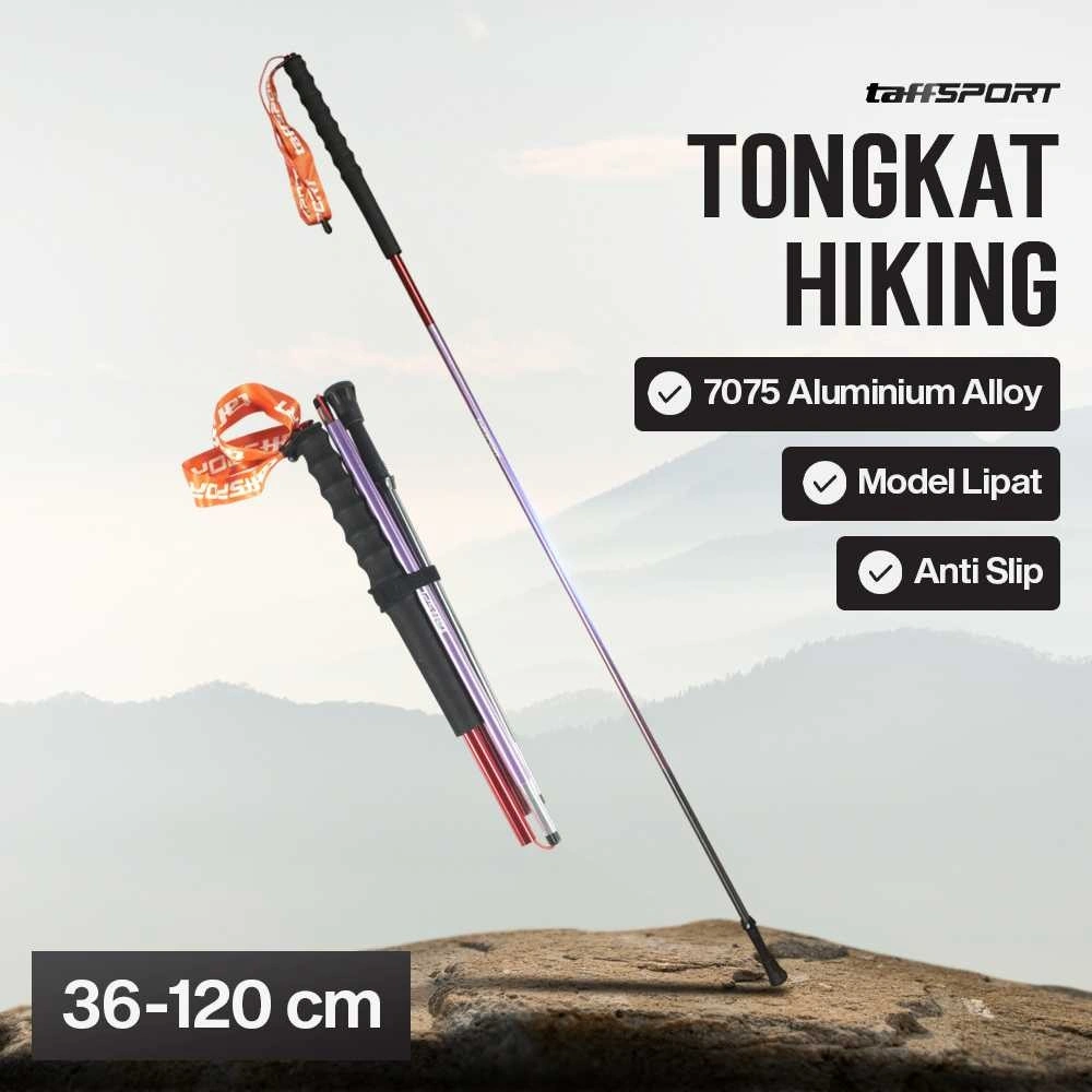 Digap Tongkat Hiking Lipat Trekking Pole Aluminium Alloy 120 cm - Z1802