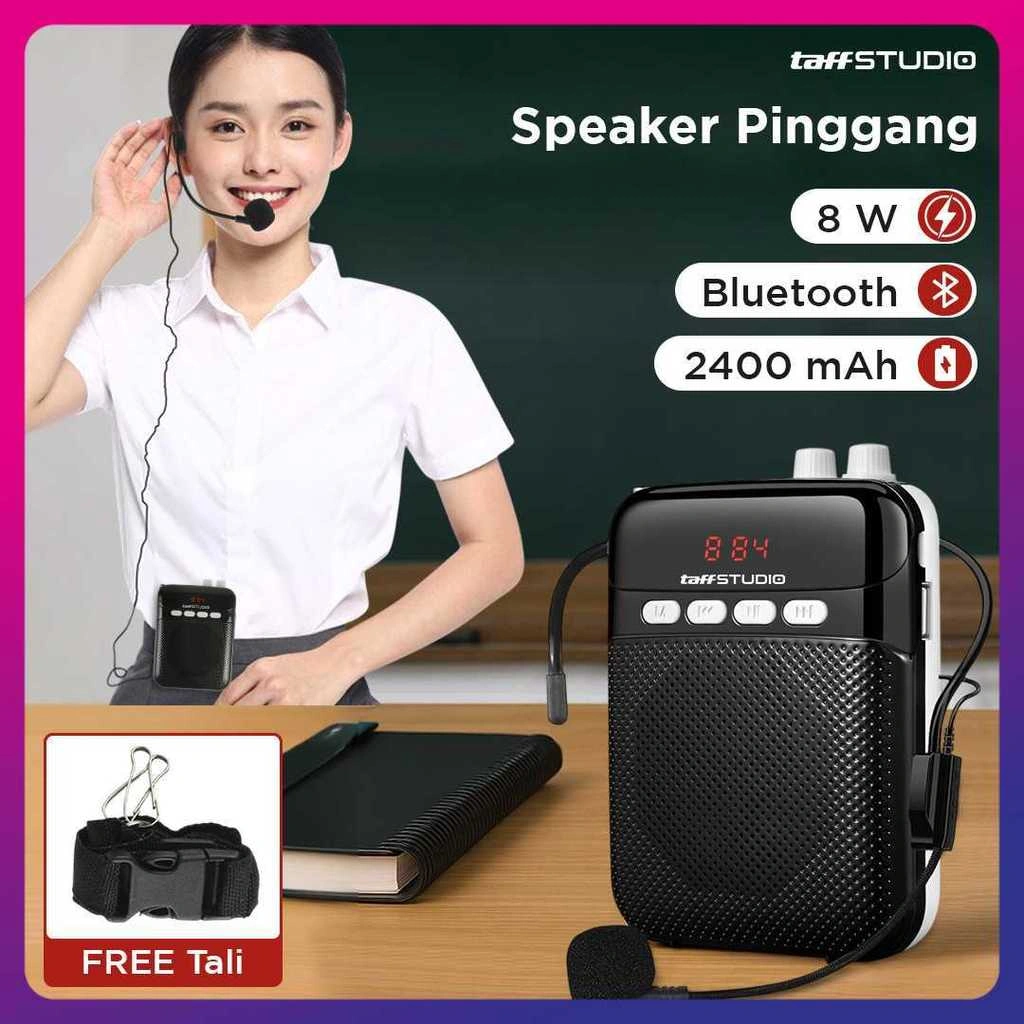 TaffSTUDIO Speaker Pinggang Bluetooth Voice Amplifier Wired 8W - S26