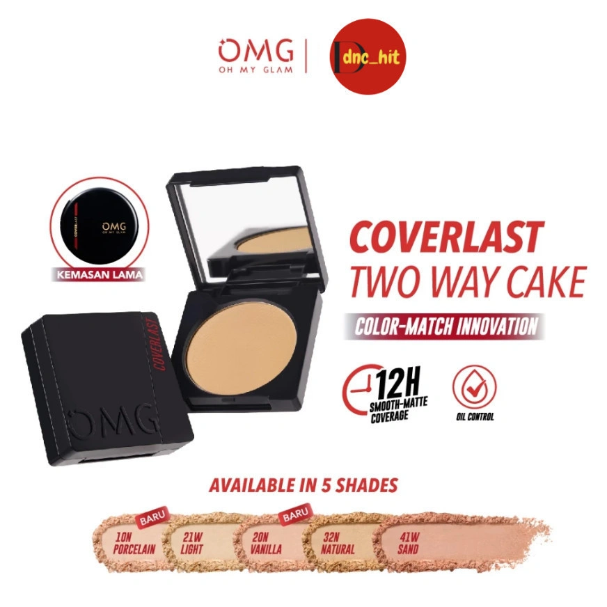 OMG / Oh My Glam Coverlast two way cake / twc