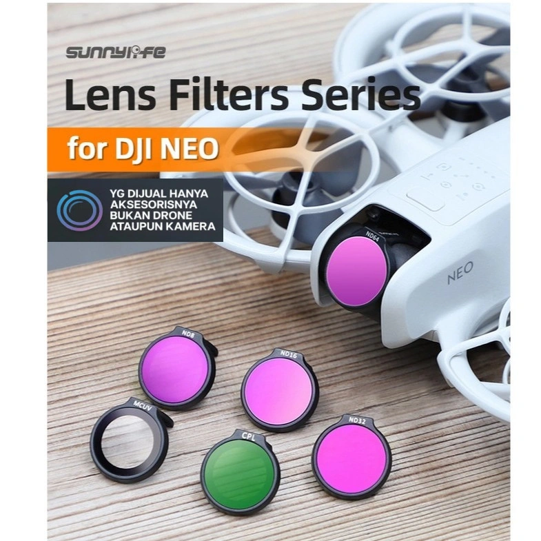 Sunnylife Optical Lens Filters MCUV Filters ND16 ND32 ND64 CPL DJI NEO drone