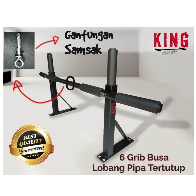 Alat Fitness Dirumah - Pull Up Bar - Iron Gym - Chin Up - Olahraga Angkat Badan