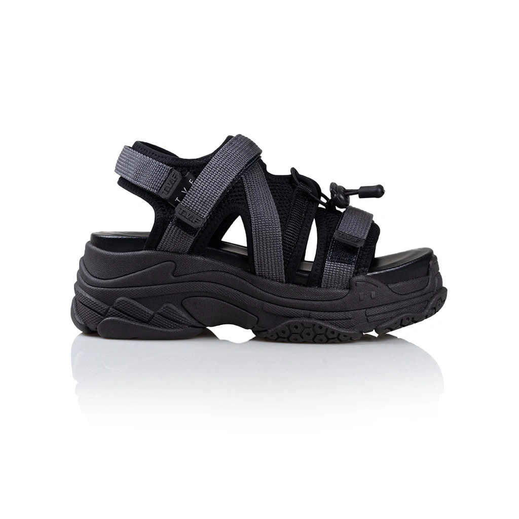 TVF Footwear - Sandals Wanita - Ogatan (Black Grey)