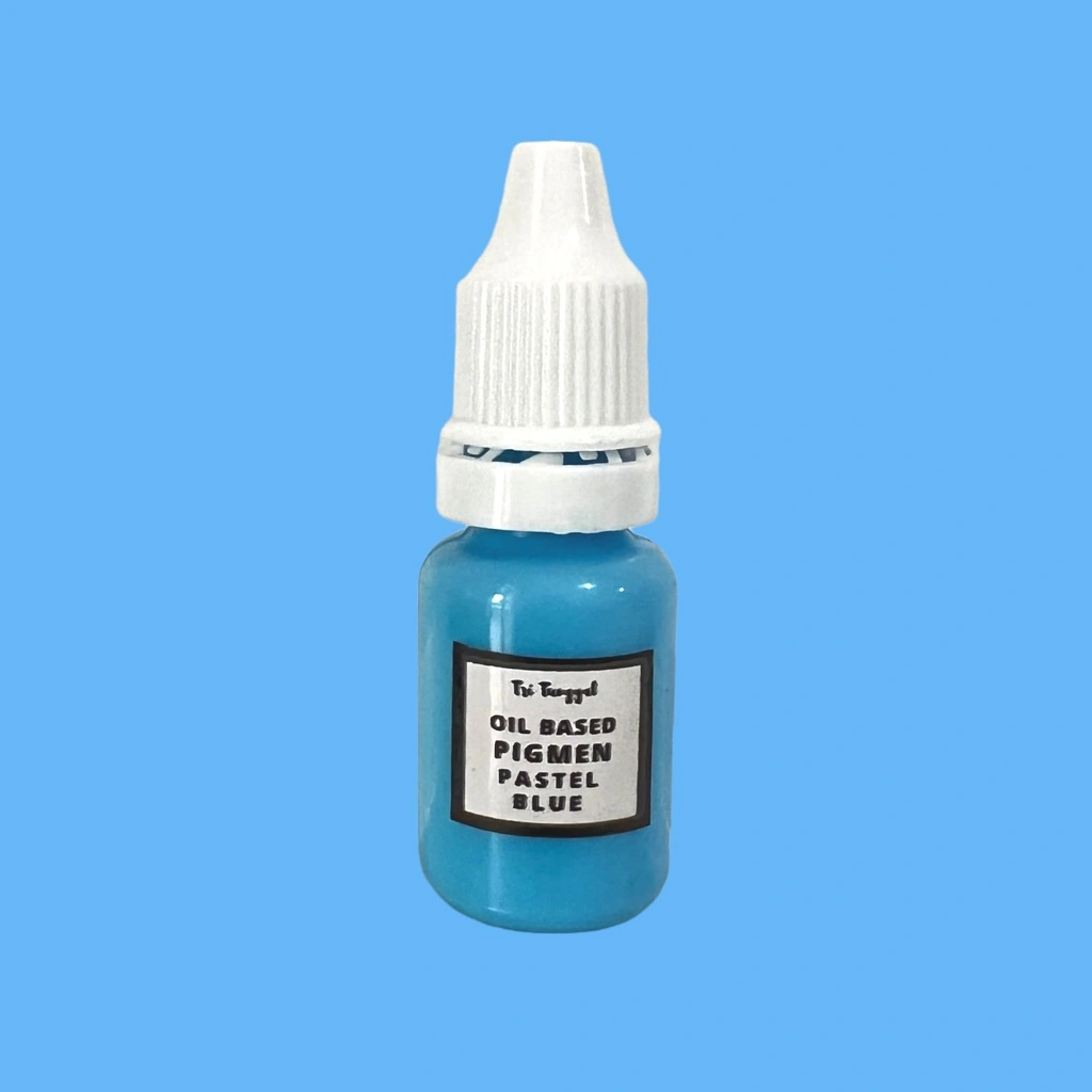 Pigmen Resin Cat Warna Pastel Blue Oil Based Pigment Pewarna Resin Solid Cat Minyak Oil Painting Perlengkapan Menggambar Kerajinan Peralatan Kesenian Art Work Paint Kanvas Canvas Seni Hiasan Dekorasi Color Colour Tri Tunggal Malang