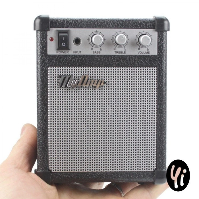 Speaker Amplifier Sound Bass Suara Musik Portable Guitar Replica Ampli Mini Kecil Bass Portabel Karaoke Bluetooth FM Radio TF Card Portable Praktis Murah