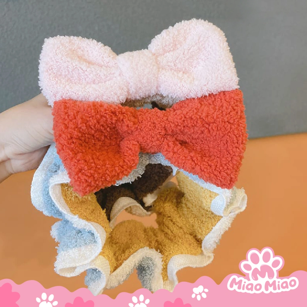 Bando Bandana Korea Wanita - Bando Telinga Kucing - Aksesoris Rambut COD