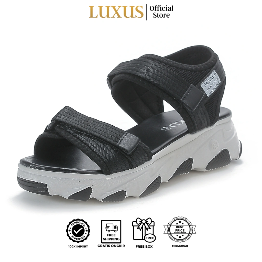 Luxus Kazumi Sandal Strap Wanita -  Sepatu Model - Lxa13