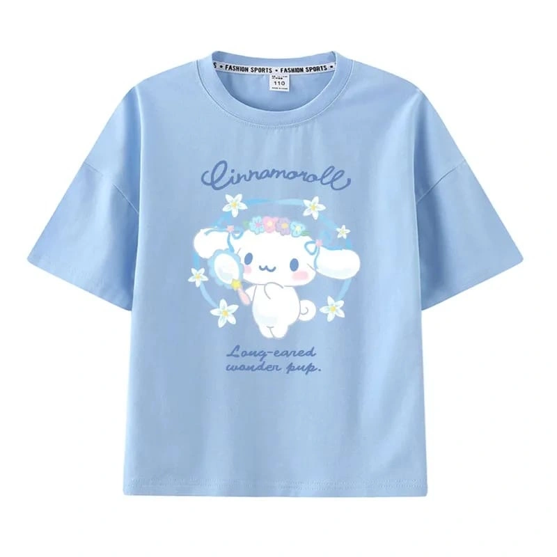 Herlin Collection_Kaos dan Jumper Kekinian Cinamorol Pita Cermin Hias