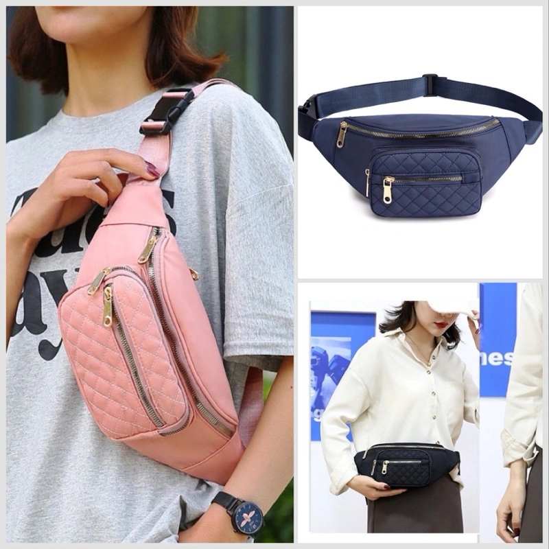 Tas Pinggang Wanita import Waistbag Sling Bag Waterproof Premium Nylon M