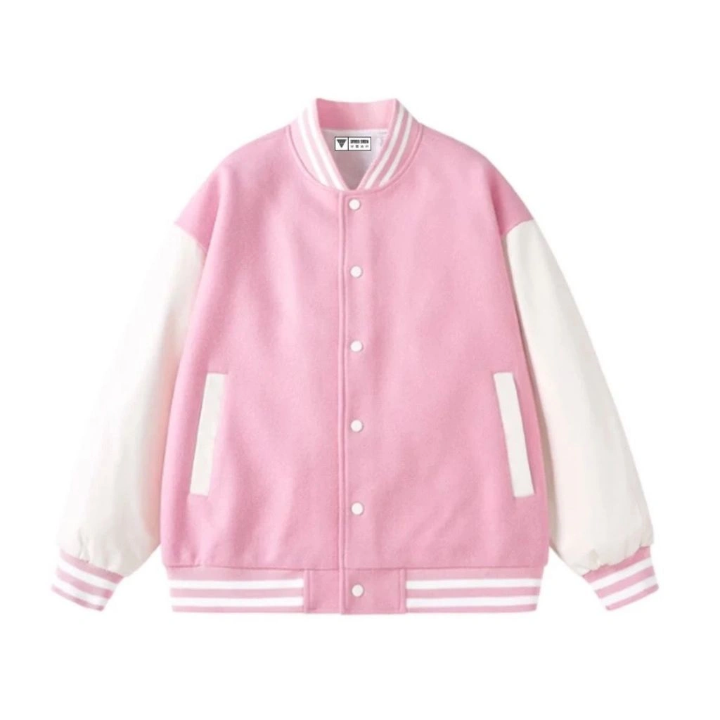 Grass Sabik - Jaket Baseball Kancing Polosan Jaket Varsity Premiun Unisex Jaket Harian Jaket Kerja