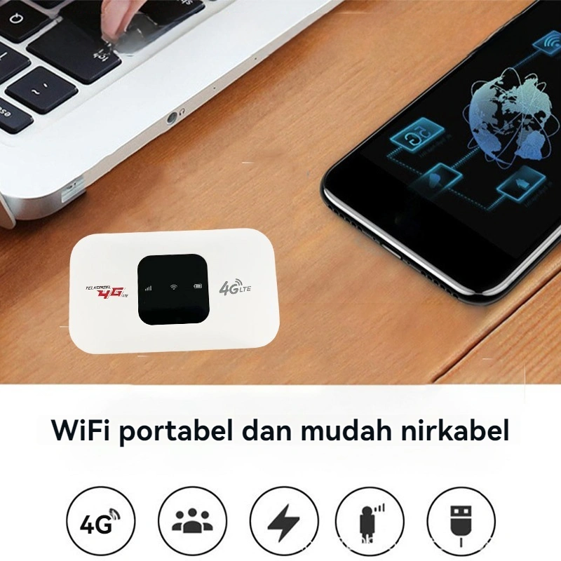 MF800 MODEM WIFI PORTABLE TELKOMSEL 4G LTE 150MBPS MIFI