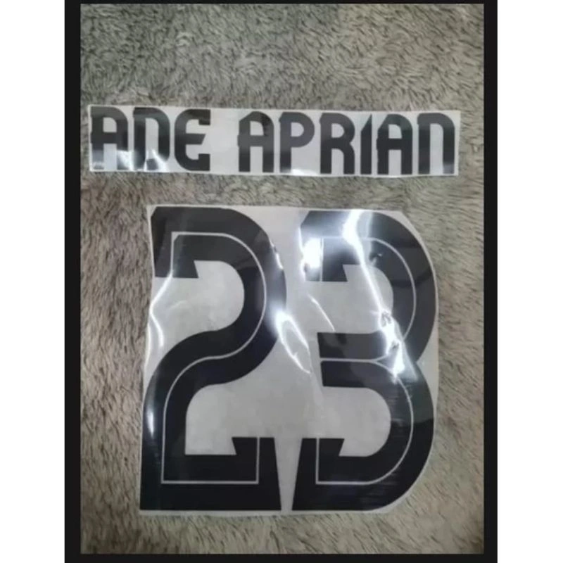 SABLON NAMESET ,NAMA TEAM, NAMA SPONSOR,NAMA BAJU FUTSAL , JERSEY ( NAMA NO PUNGGUNG )
